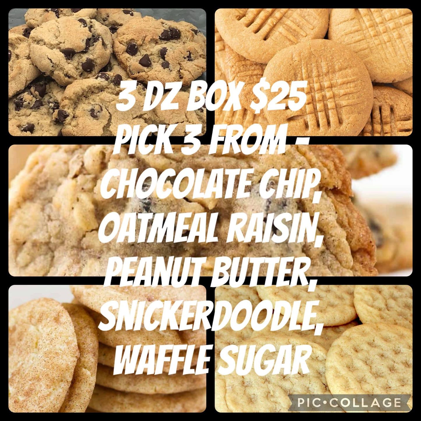 3 dz Cookie Box