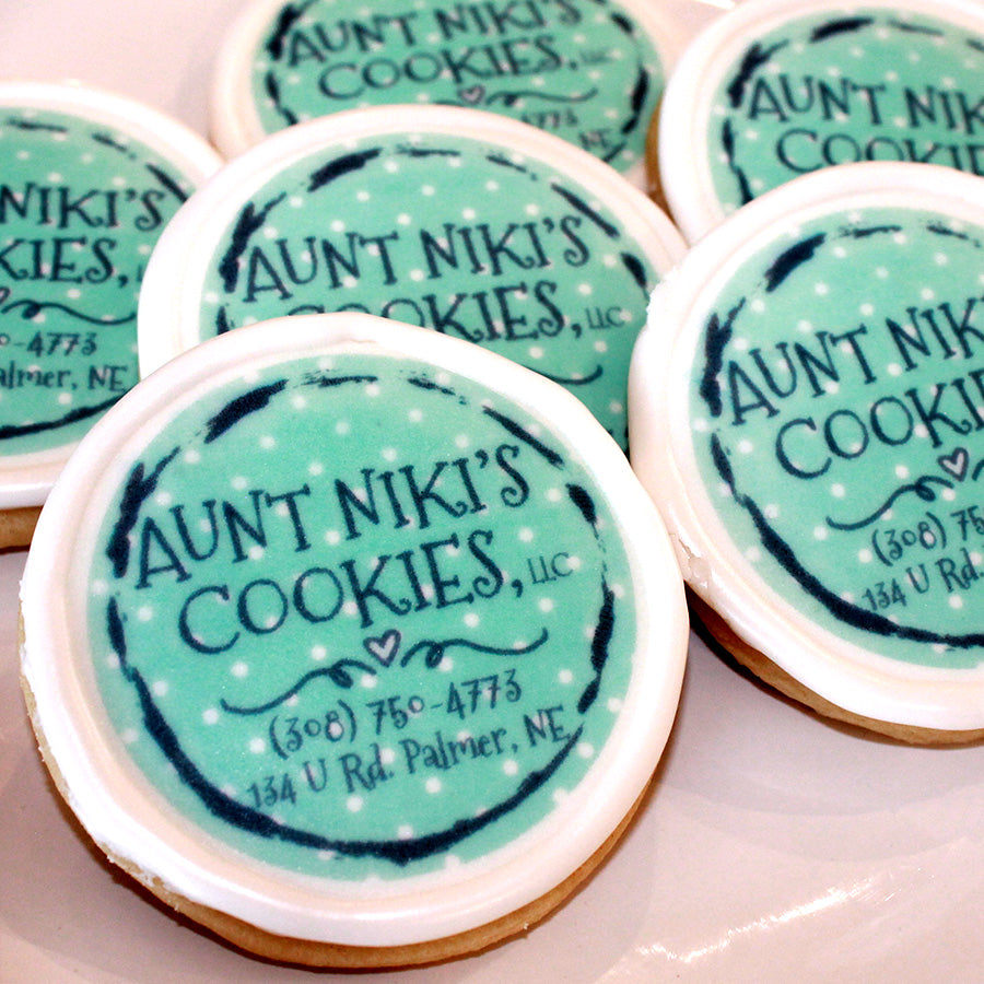 Custom Logo Cookies