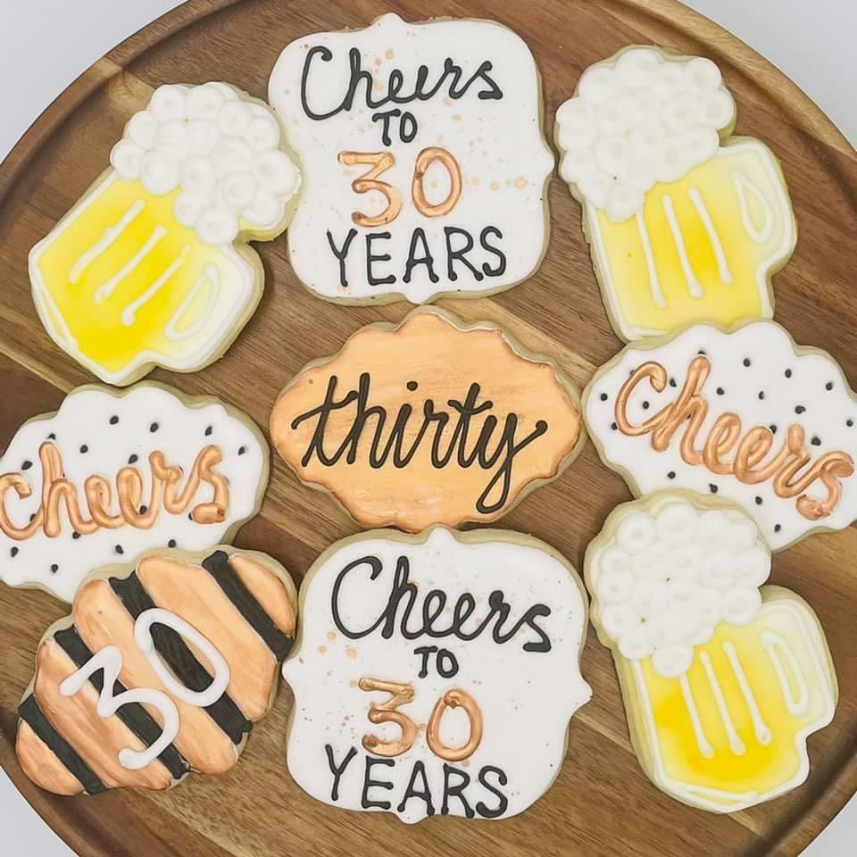 CHEERS TO 30 YEARS - GOLD