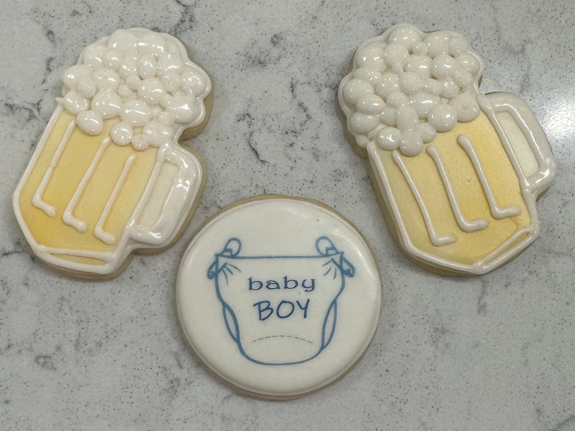 Diaper Cake With Beer Cans Diaper Keg Baby – Aunt Niki's Cookies