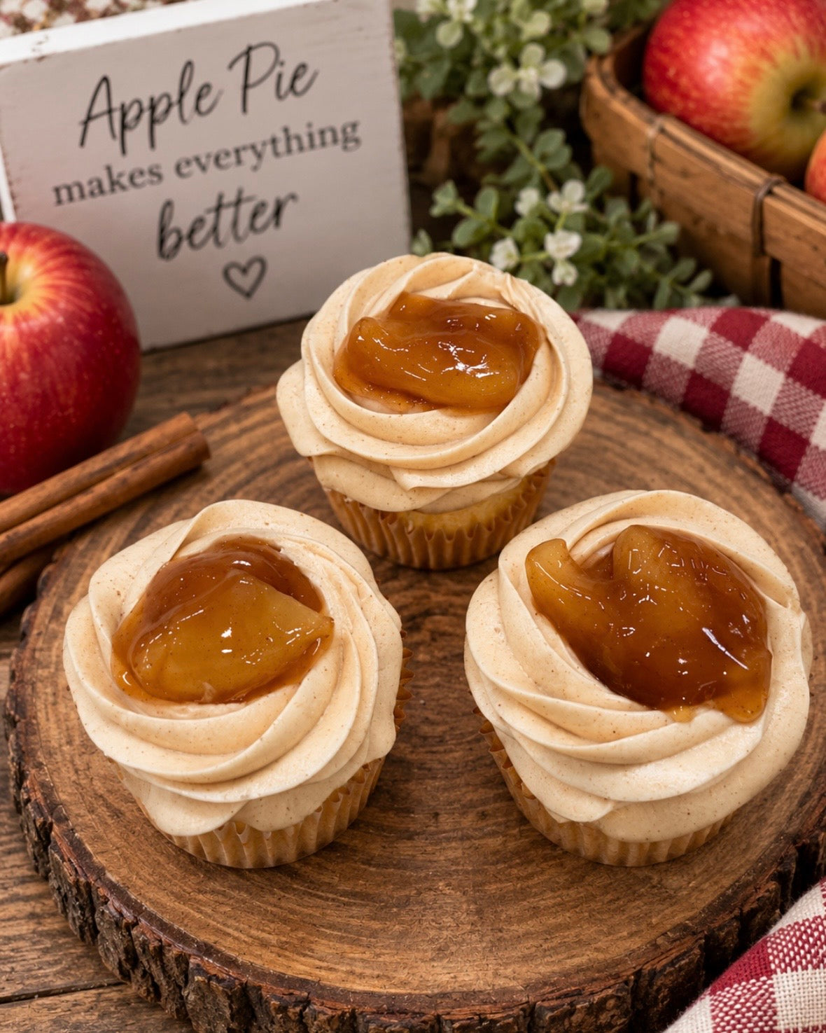 Apple Pie Cupcakes