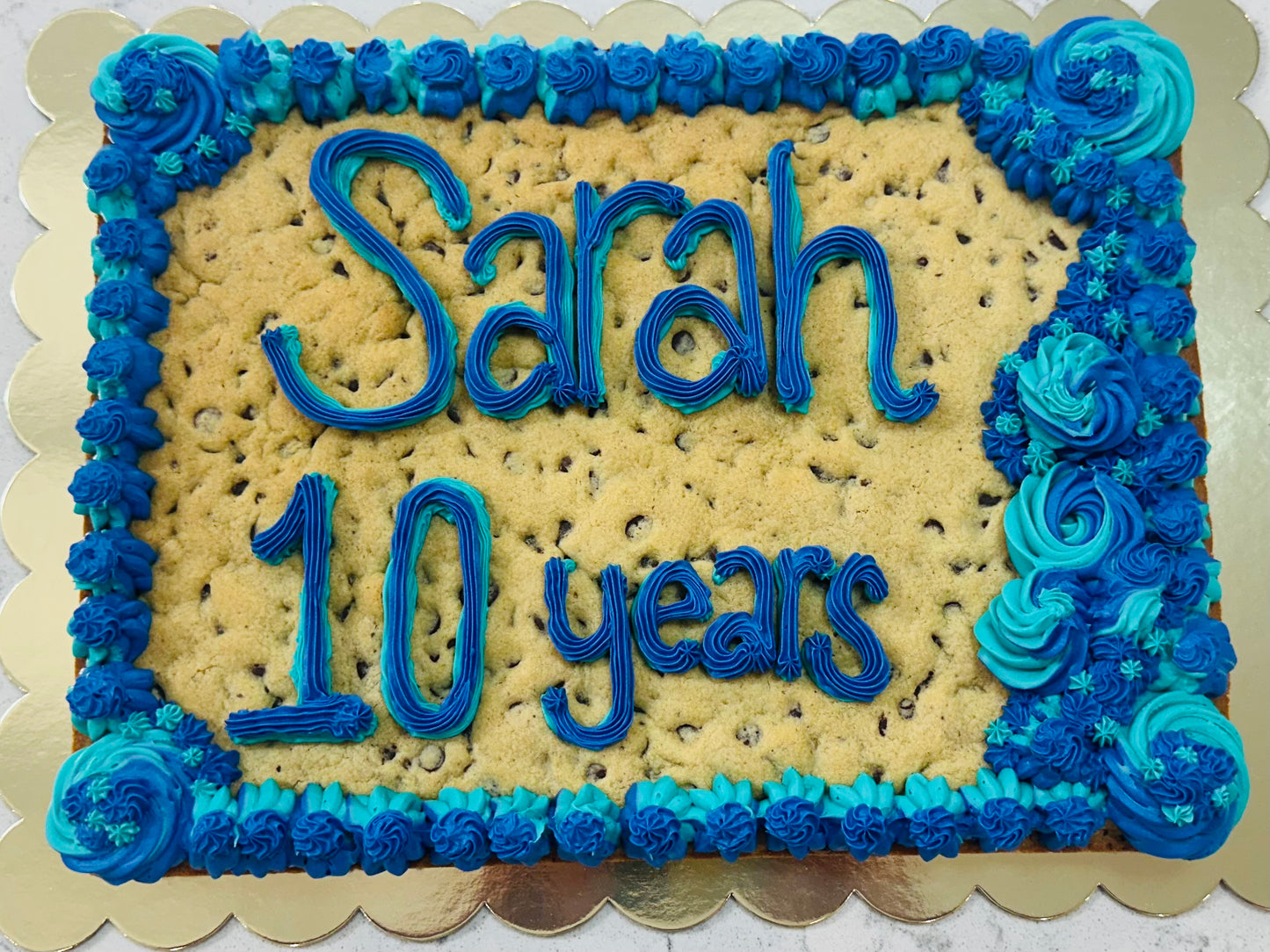 Chocolate Chip Cookie Cake