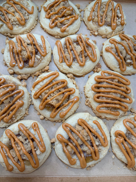 Caramel Apple Pie Cookies