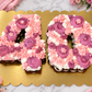 Chocolate Chip Cookie Cake - Letter or Number (2 tier)
