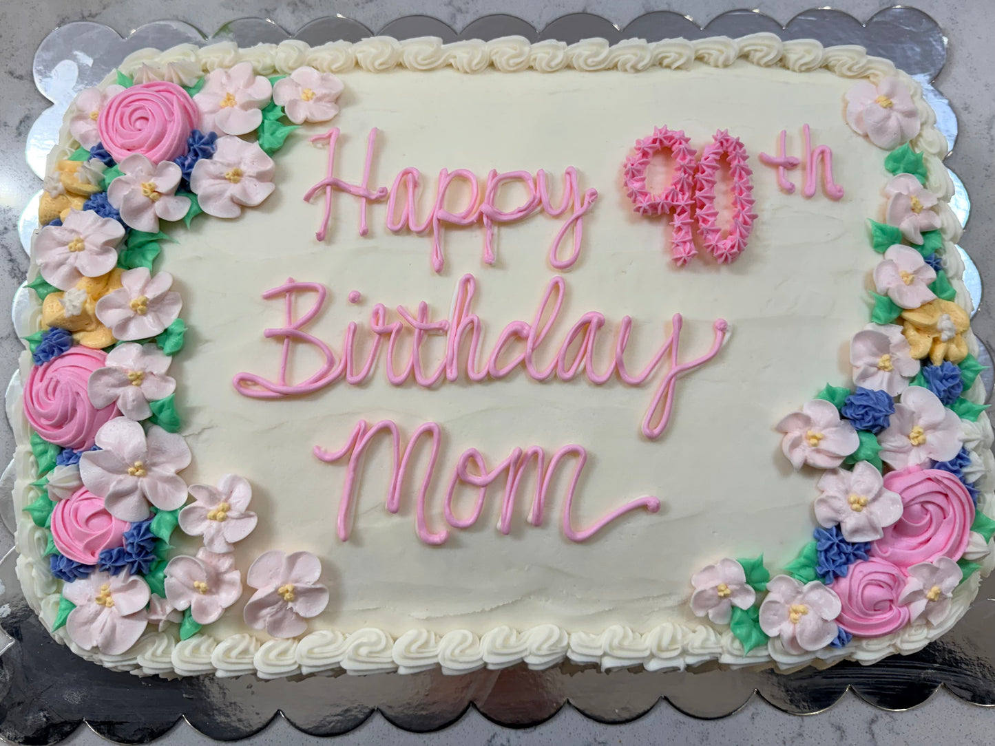 Half Sheet Cake