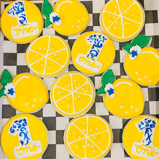 One Lemon Birthday Cookies