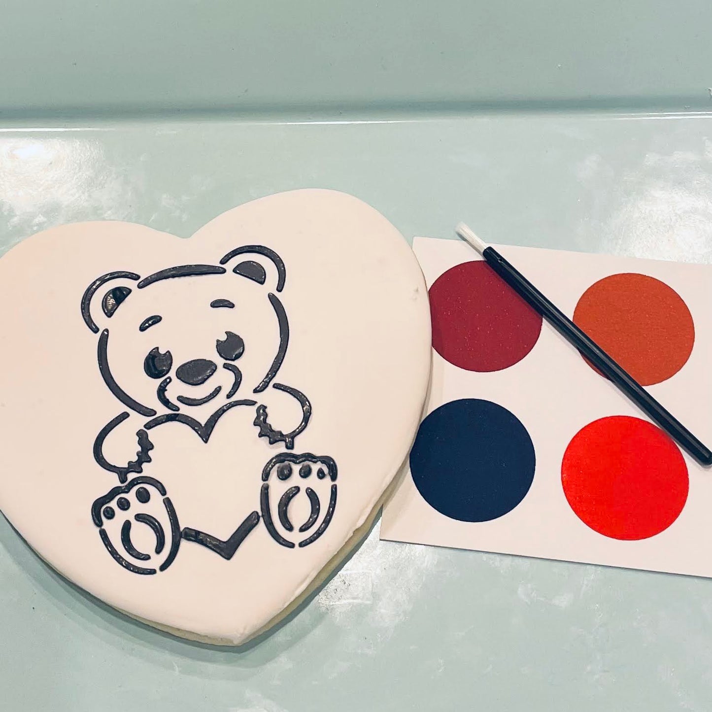 Paint Your Own Cookie Bear