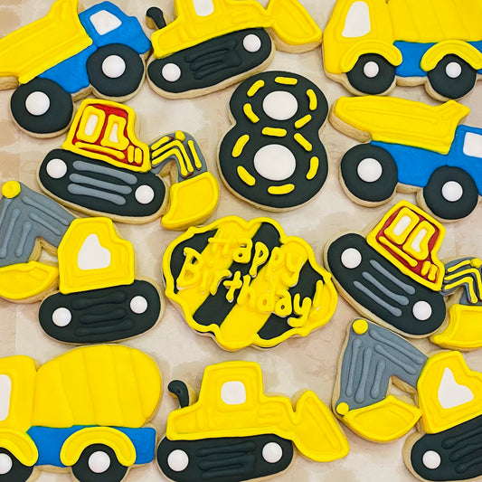 Excavator & Dump Truck Birthday