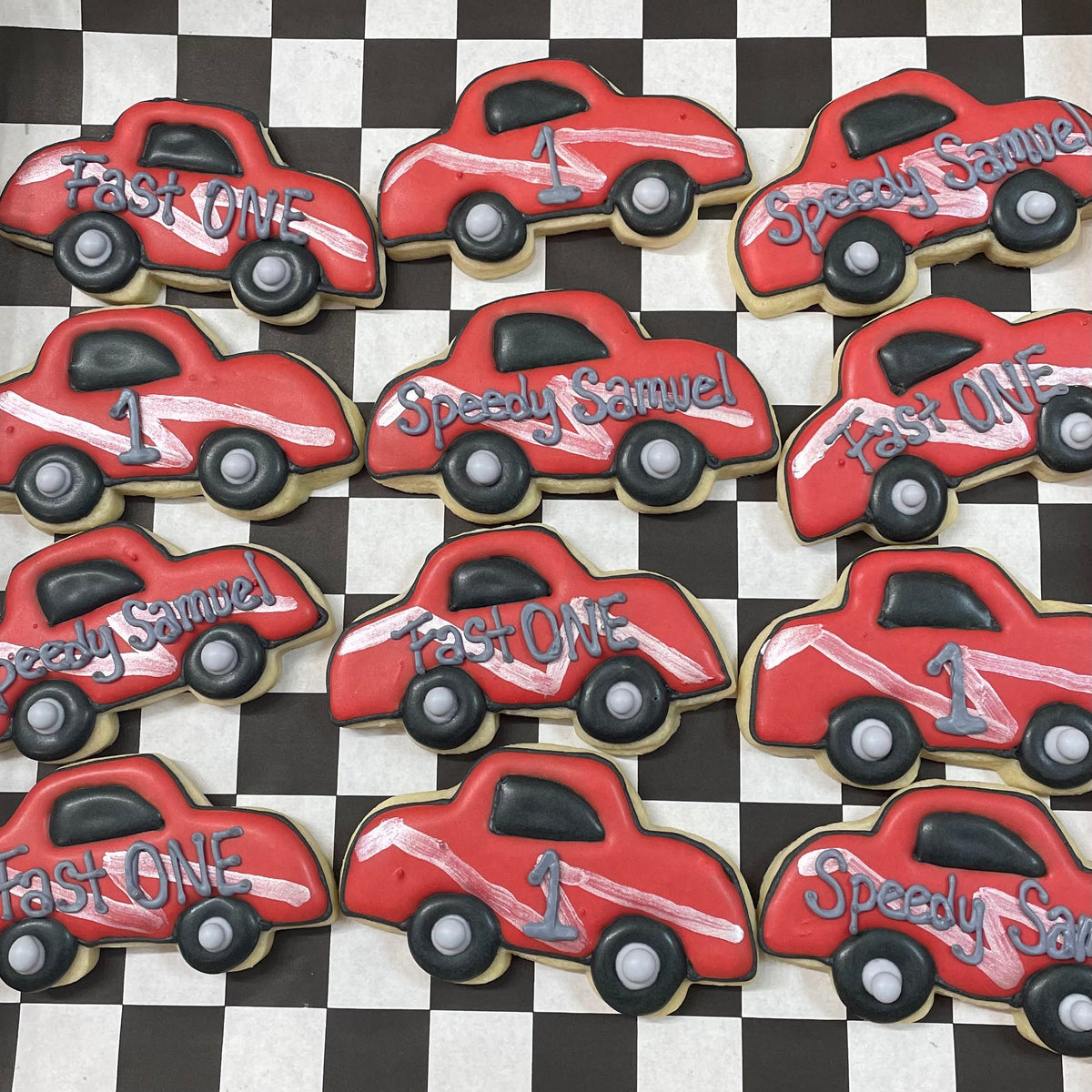 Fast Track Cookies Speedy Race car – Aunt Niki's Cookies, LLC